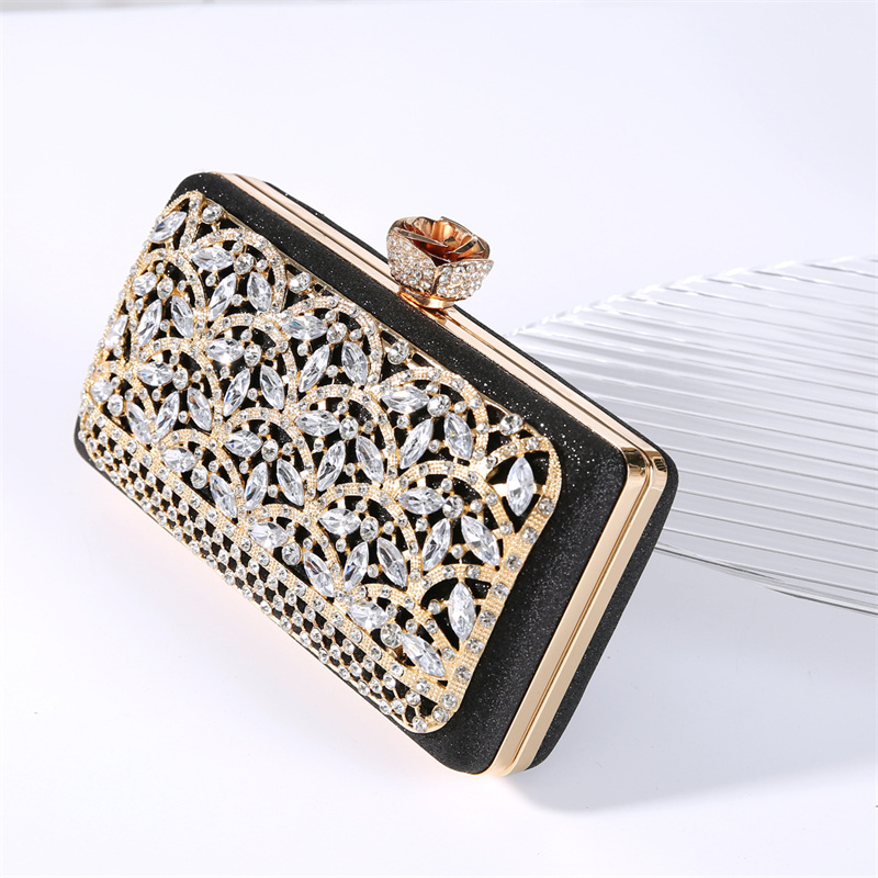حقيبة سهرة فاخرة بإطار معدني م - مراجعة Luxury Bags Dubai وسعره