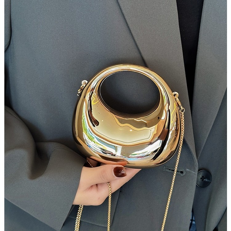 حقيبة سهرة ذهبية صغيرة، محافظ  - مراجعة Luxury Bags For Women وسعره