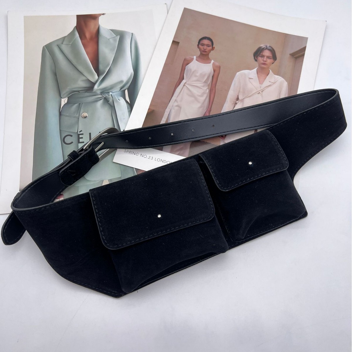 حقائب خصر نسائية عصرية من الجل - مراجعة Belt Bag Leather Wide وسعره