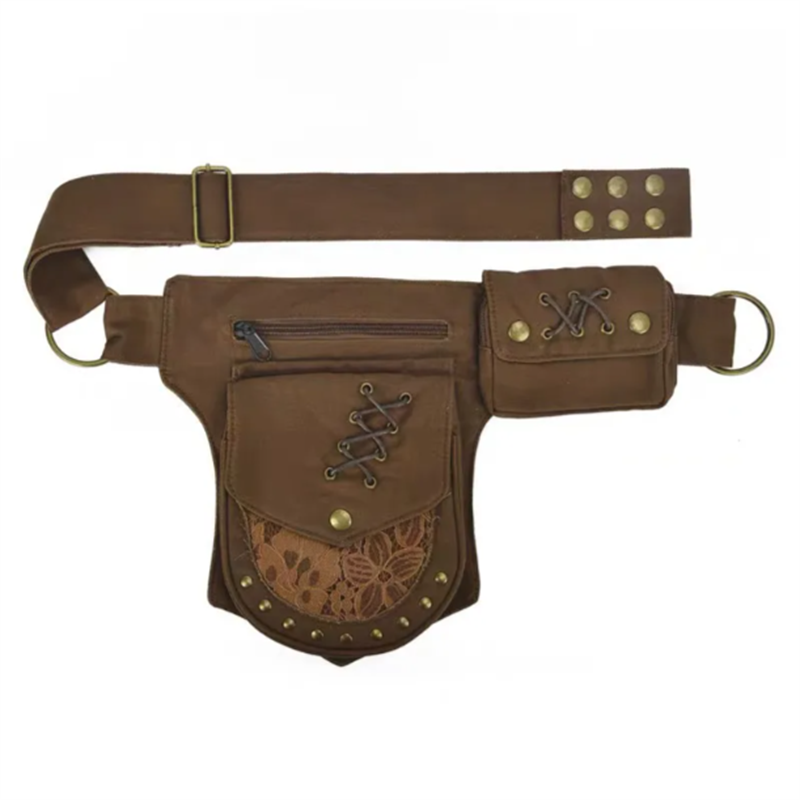 حزام خصر عريض مزين بالمسامير،  - مراجعة Belt Bag Leather Wide وسعره