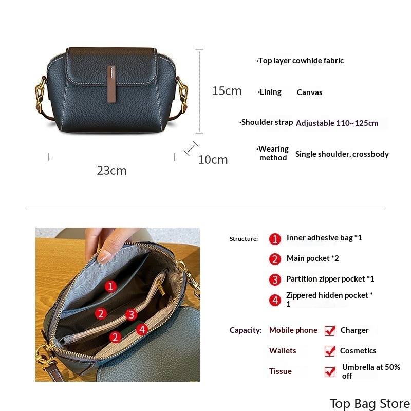 حقيبة كروس بودي نسائية من الجل - مراجعة Luxury Bags Everyday وسعره